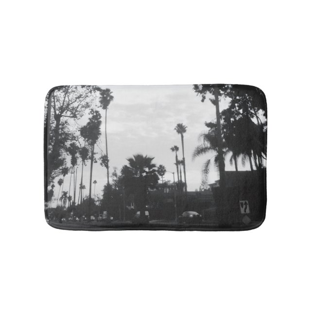 Vintage West Hollywood, Los Angeles, California Badematte (Vorderseite)