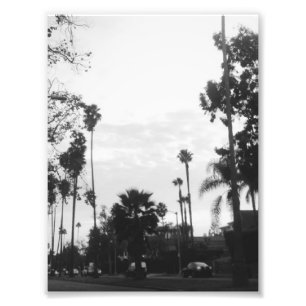 Vintage West Hollywood, Los Angeles, Kalifornien Fotodruck