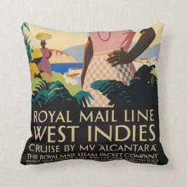 Vintage West Indies Kissen