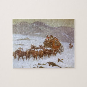 Vintage West, Warum die Post verspätet war von Ber Puzzle