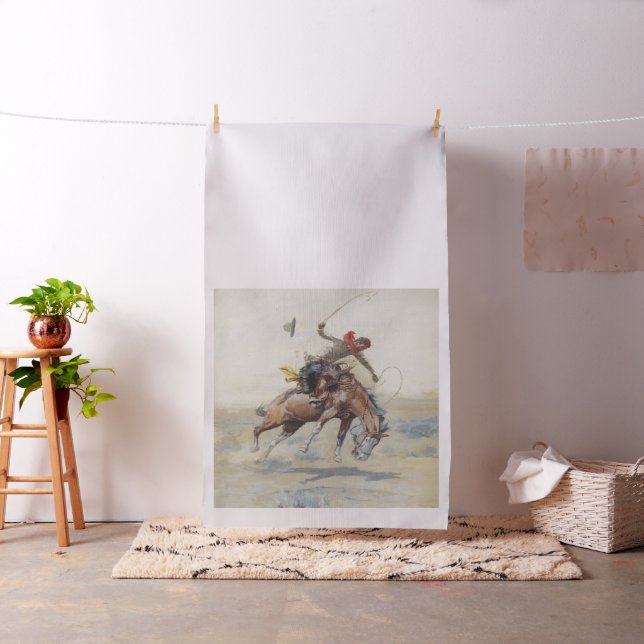 Vintage Western-Buckelrutscher  Stoff (Beispiel)