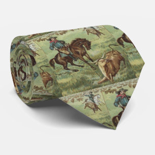 Vintage Western Cowboy Lassoschlinge Krawatte