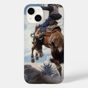 Vintage Western Cowboys, Bucking von NC Wyeth Case-Mate iPhone Hülle
