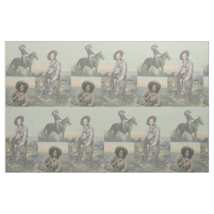 Vintage Western-Cowboys und Cowgirl-alter Westen Stoff