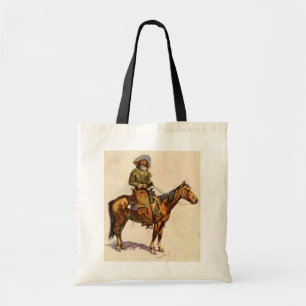 Vintage Western, Ein Cowboy aus Arizona von Reming Tragetasche