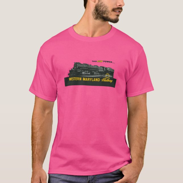 Vintage Western Maryland Railroad T-Shirt (Vorderseite)