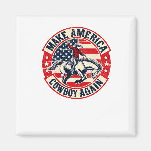 Vintage Western Rodeo USA-Flagge macht Amerika zu Magnet