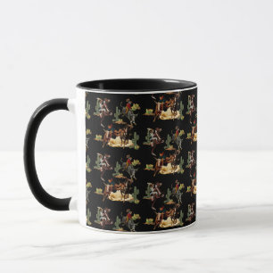 Vintage Western Rodeo Veranstaltungen Cowgirl Cowb Tasse