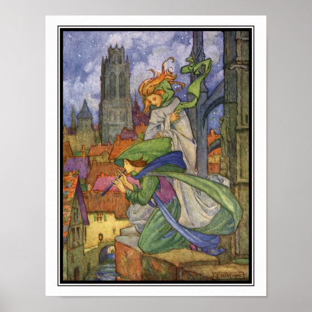 Vintage WetterSprites von Florence Harrison Poster (Vorne)