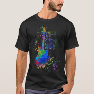 Vintage While My Guitar Gently Weeps Tie Dye T-Shirt