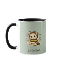 Vintage Whimsical Kitten-Biene-Kostüm-Kunst