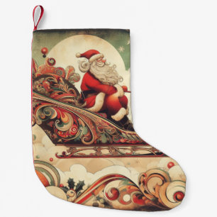 vintage/whimsical/Weihnachtsmann/Weihnachten Kleiner Weihnachtsstrumpf