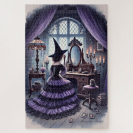 Vintage Whimsikhexe in ihrer antiken Vanity Puzzle