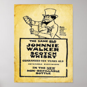 Vintage-Whisky-Poster von Scotch Poster