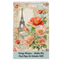 Vintage Whispers – Shabby Chic Florale Papierkunst