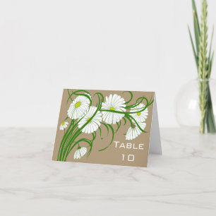 Vintage White Gerber Daisy Blume Hochzeitsstift Se Dankeskarte