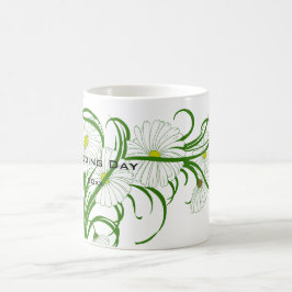 Vintage White Gerber Daisy Blume Hochzeitsstift Se Tasse