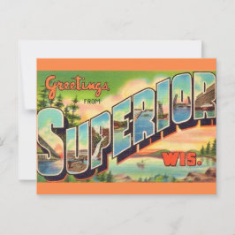 Vintage WI-Grußkarte Postkarte