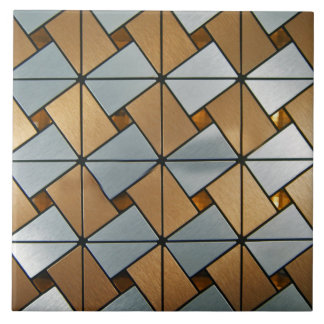 Vintage Wiedergabe-Kunst-Deko-Mitte des Fliese