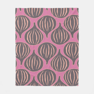 Vintage Wiederholung nahtlos mit Feigen. Fleecedecke