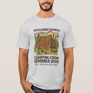 Vintage Wiedersehen-Camping-Crew T-Shirt