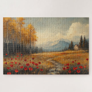 Vintage Wiesenpaare Puzzle
