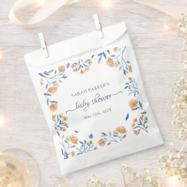 Vintage Wildblume Boho Kinderdusche Geschenktütchen