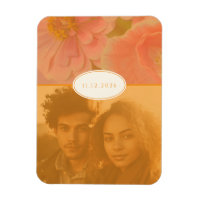 Vintage Wildblume Rosa Mohn Save the Date