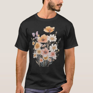 Vintage Wildblume T-Shirt