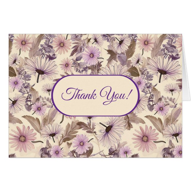 Vintage Wildblumen (Vorderseite (Horizontal))