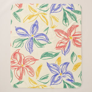 Vintage-Wildblumen-Skizze (8) Sherpadecke