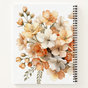 Vintage-Wildblumen-Tagebuch für Träumer und Naturl Notizbuch