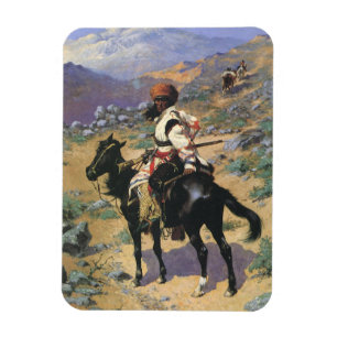 Vintage Wilder Westen, Ein Indischer Trapper von R Magnet