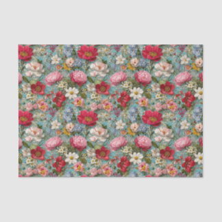 Vintage Wildflowers Decoupage Seidenpapier