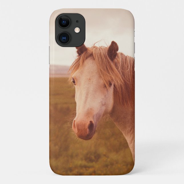 Vintage Wildpferd Case-Mate iPhone Hülle (Rückseite)