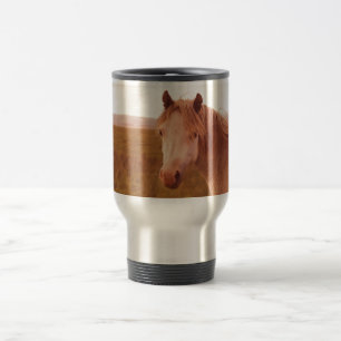 Vintage Wildpferd Reisebecher