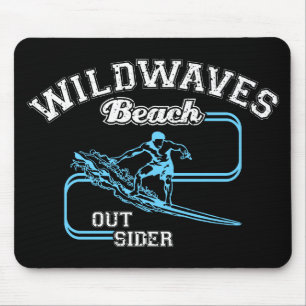Vintage Wildschweine - Außenschwimmer Mousepad