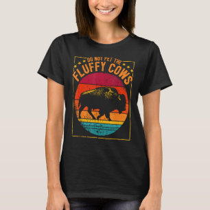 Vintage Wildtier Ich streichle keine flauschigen K T-Shirt