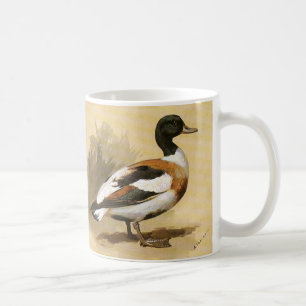 Vintage Wildtiere — Vögel, Mallard-Ente Tasse