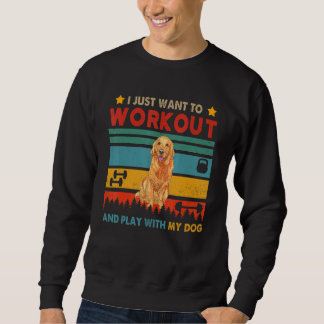Vintage will trainieren und mit meinem Golden Re s Sweatshirt