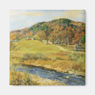 Vintage Willard Metcalf November-Mosaik Magnet