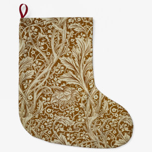 Vintage-William-Morris-Arcadia-Blumen-Kunstdruck Großer Weihnachtsstrumpf