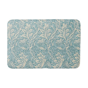 Vintage William Morris Arcadia Floral Nahtlos Badematte