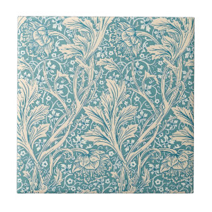 Vintage William Morris Arcadia Floral Nahtlos Fliese