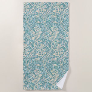 Vintage William Morris Arcadia Floral Nahtlos Strandtuch
