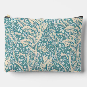Vintage William Morris Arcadia Floral Nahtlos Zubehörtasche