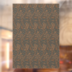 Vintage William Morris Arcadia Nahtlos Fensteraufkleber