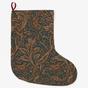 Vintage William Morris Arcadia Nahtlos Großer Weihnachtsstrumpf