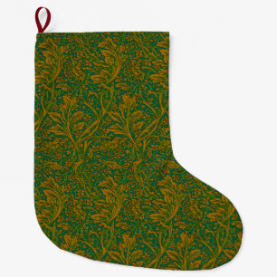 Vintage William Morris Arcadia nahtlos Großer Weihnachtsstrumpf