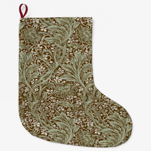 Vintage William Morris Arcadia Nahtlos Großer Weihnachtsstrumpf